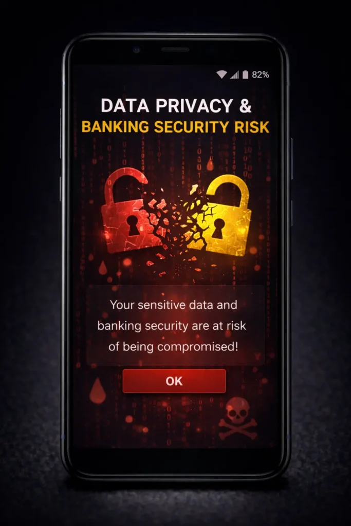Mod APK data privacy and banking risk